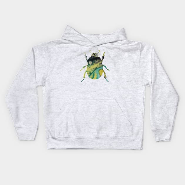 Beetle Kids Hoodie by TheJollyMarten